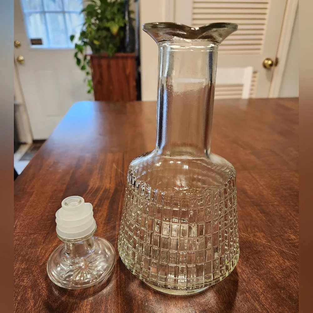 Vintage 80's Barton Canadian Whiskey Liquor Decanter